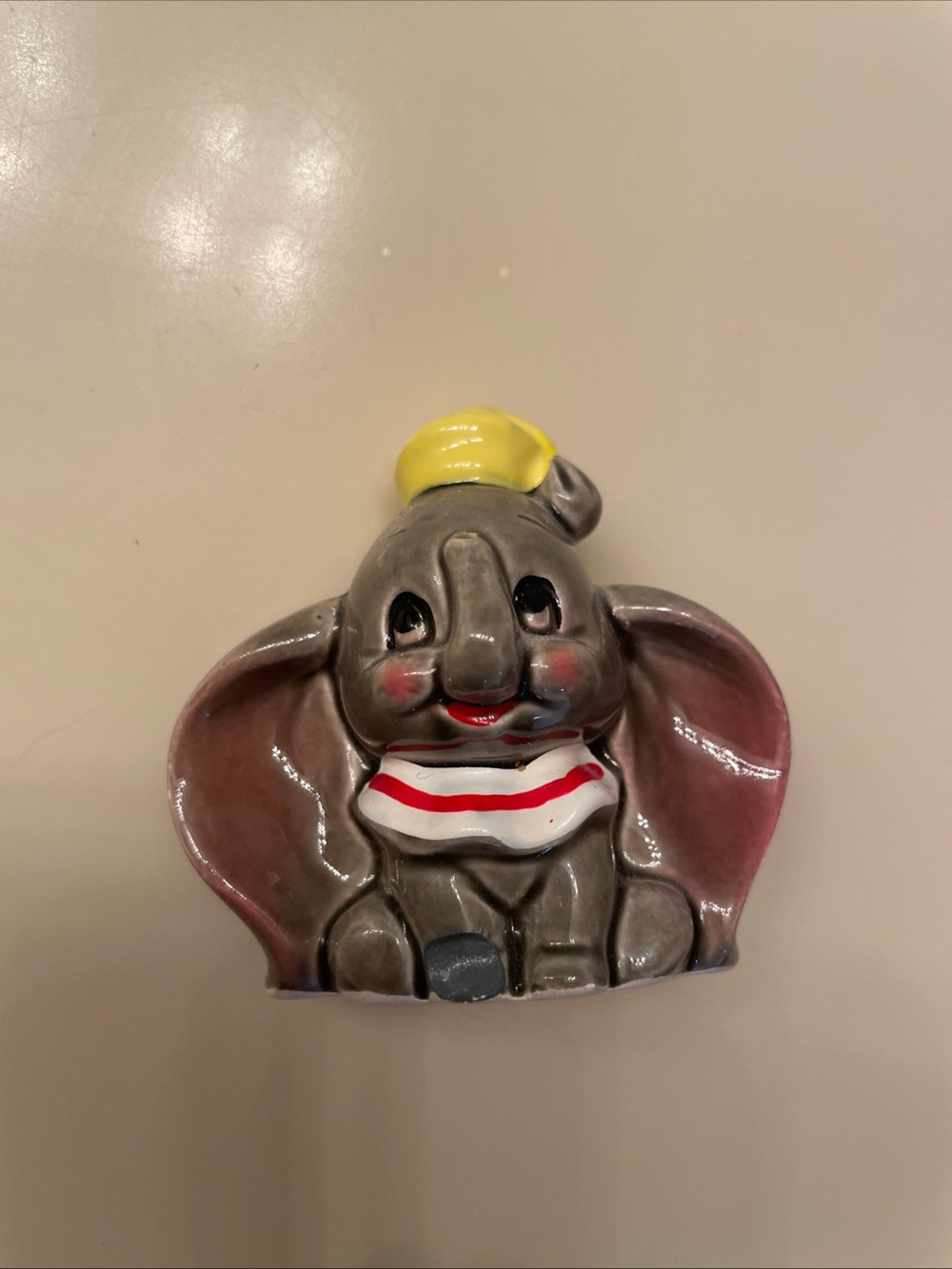 Walt Disney Productions Vintage Dumbo The Elephant Figurine Japan Small 2.25 in